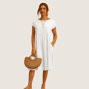 Alice Linen Mini Dress – Effortless Everyday Elegance