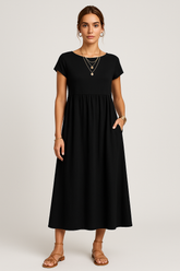 Alice Midi Dress – Casual and Timeless Elegance