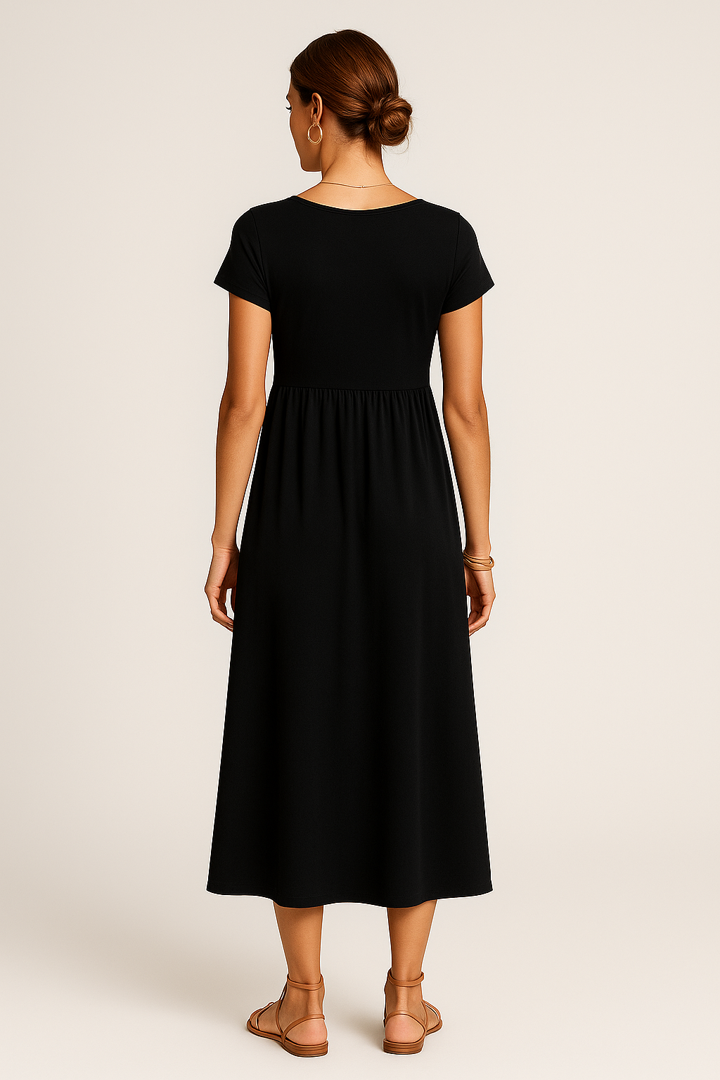 Alice Midi Dress – Casual and Timeless Elegance