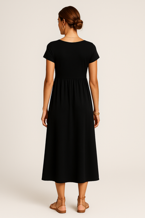 Alice Midi Dress – Casual and Timeless Elegance
