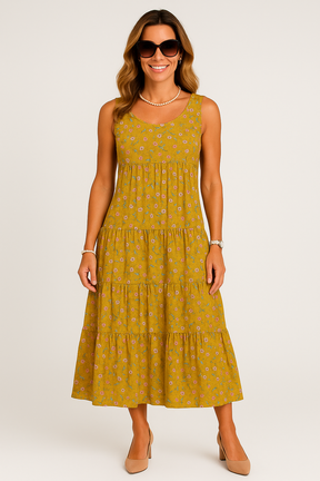Flora Long Dress – Summer Floral Elegance
