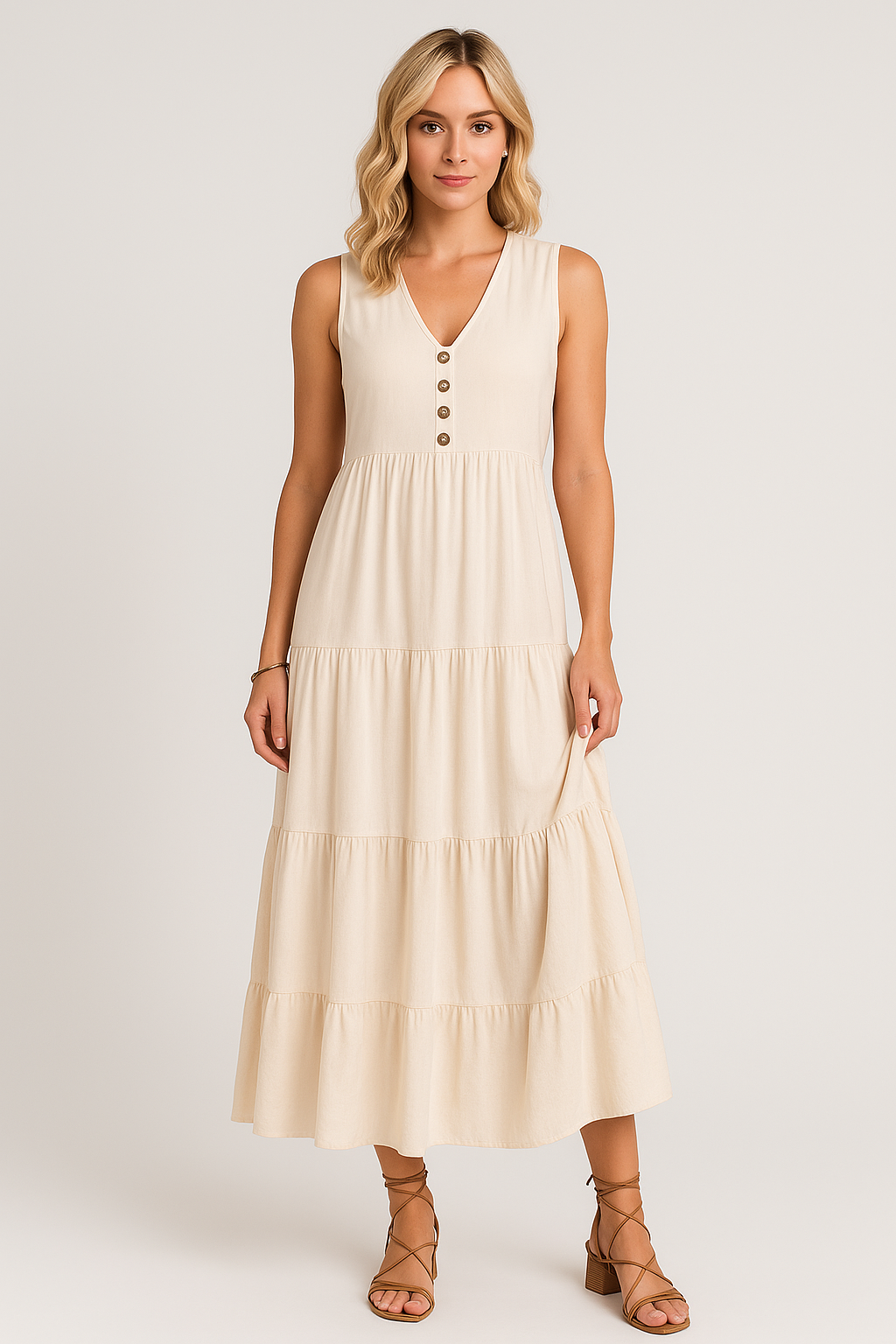 Robe Longue Maia – Élégance et Polyvalence