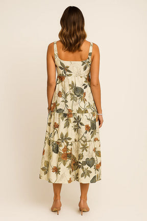 Flora Long Dress – Summer Floral Elegance
