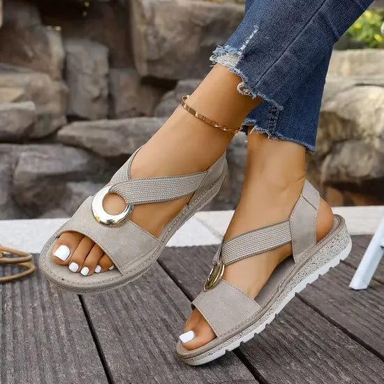 Luna Coastal Sandals | Ergonomic Comfort, Natural Style