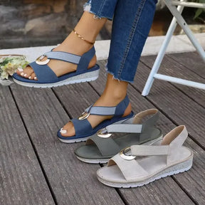 Luna Coastal Sandals | Ergonomic Comfort, Natural Style