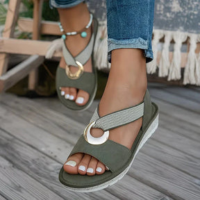 Luna Coastal Sandals | Ergonomic Comfort, Natural Style