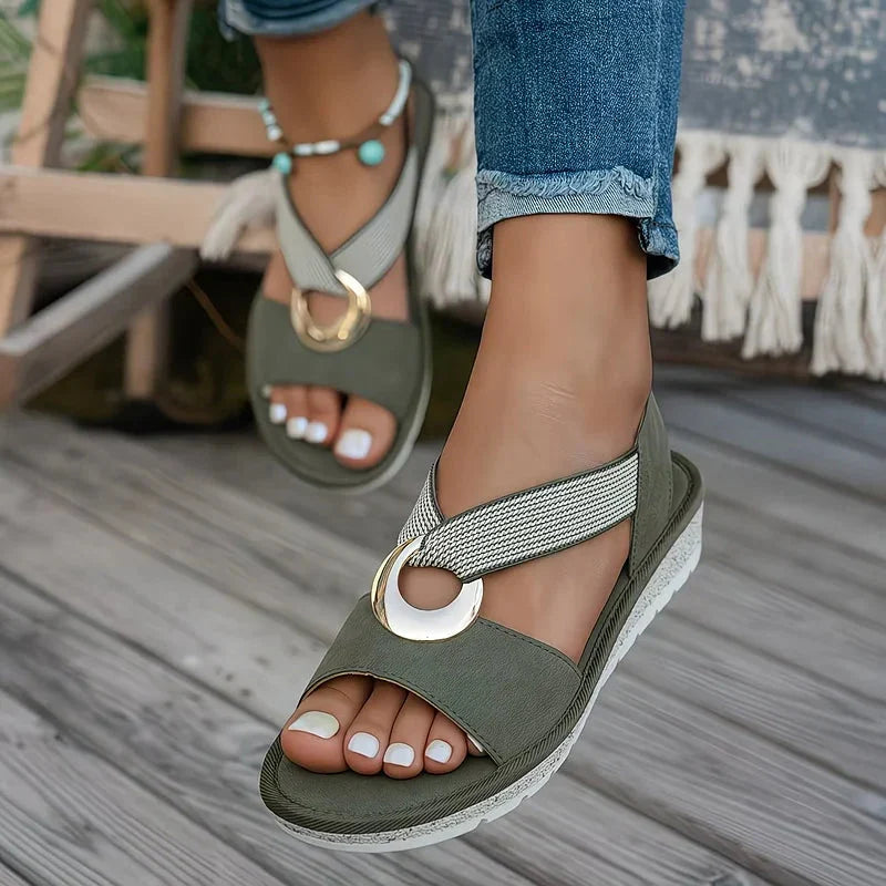 Luna Coastal Sandals | Ergonomic Comfort, Natural Style