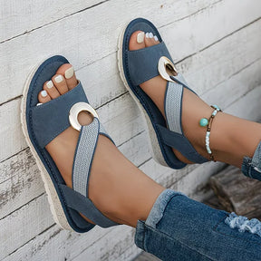 Luna Coastal Sandals | Ergonomic Comfort, Natural Style