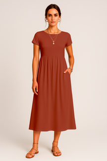 Alice Midi Dress – Casual and Timeless Elegance