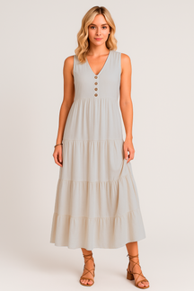 Robe Longue Maia – Élégance et Polyvalence