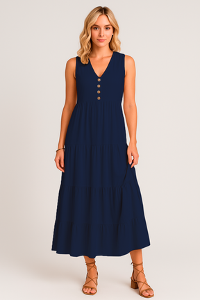 Robe Longue Maia – Élégance et Polyvalence