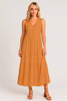 Robe Longue Maia – Élégance et Polyvalence