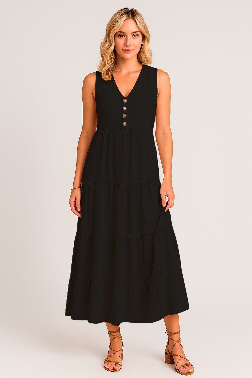Robe Longue Maia – Élégance et Polyvalence